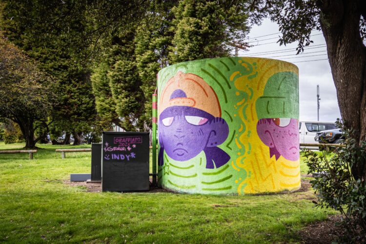 2025 Graffiato Murals That Green Olive 62 Small