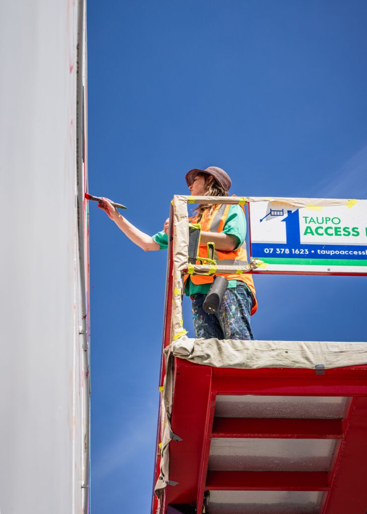 2025 Graffiato Murals (artists At Work) That Green Olive 18 Small