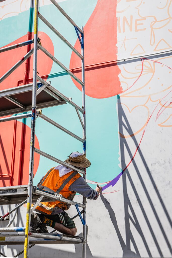 2025 Graffiato Murals (artists At Work) That Green Olive 22 Small