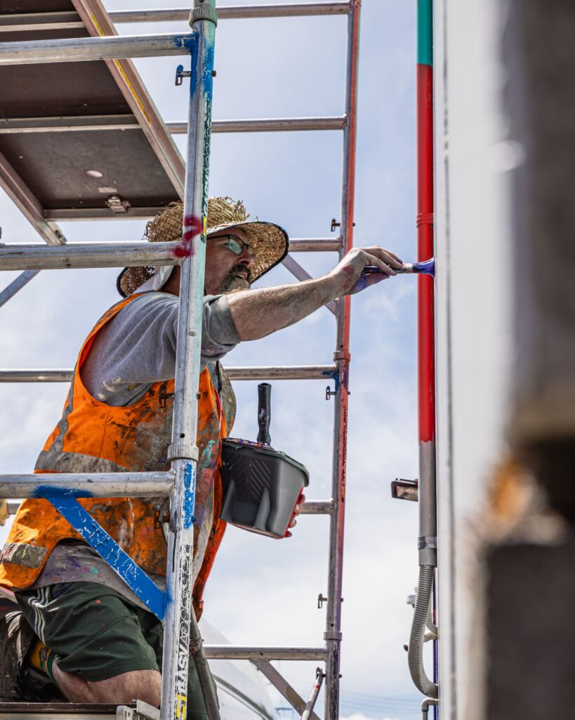 2025 Graffiato Murals (artists At Work) That Green Olive 24 Small