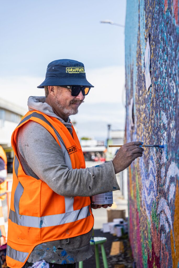 2025 Graffiato Murals (artists At Work) That Green Olive 27 Small