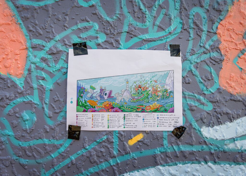 2025 Graffiato Murals (artists At Work) That Green Olive 29 Small