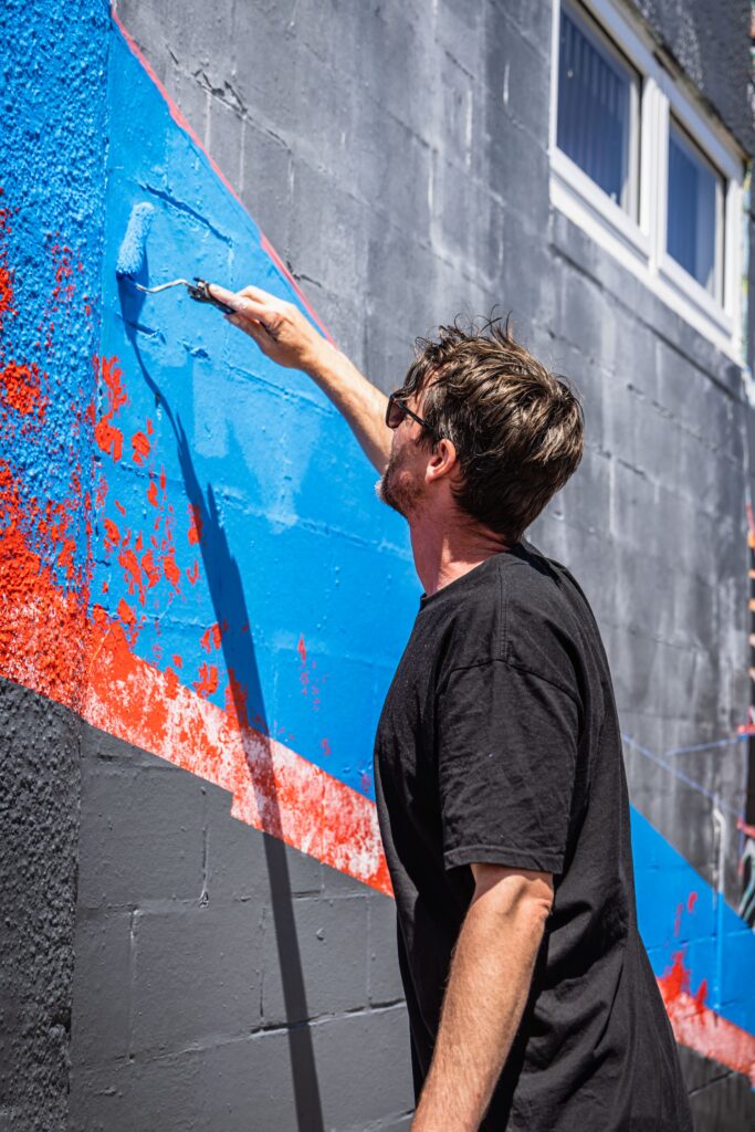 2025 Graffiato Murals (artists At Work) That Green Olive 3 Small