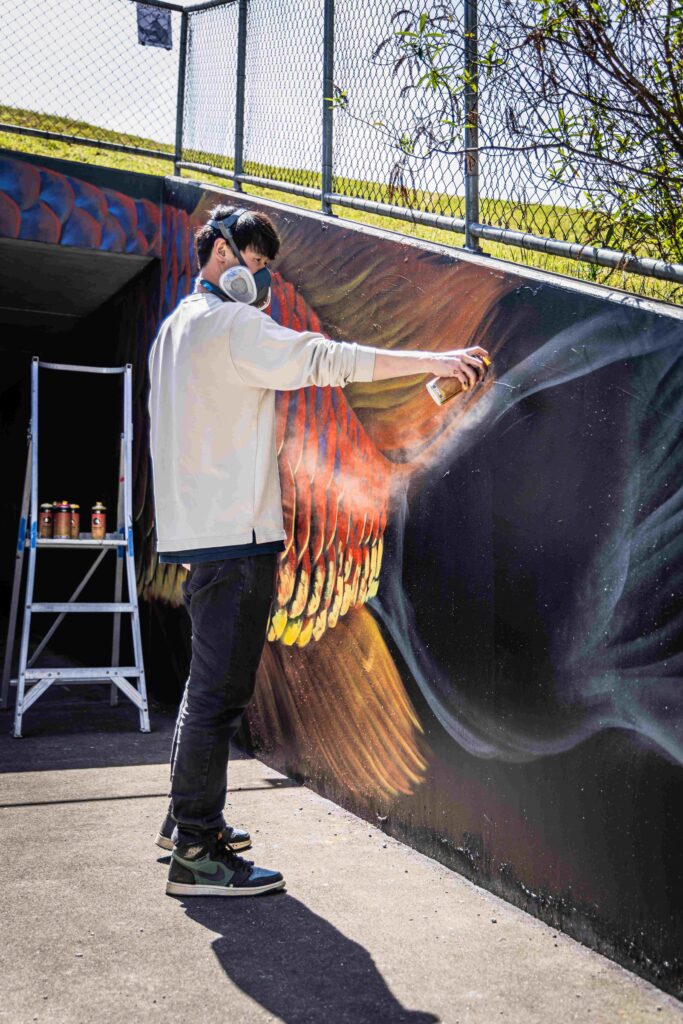 2025 Graffiato Murals (artists At Work) That Green Olive 62