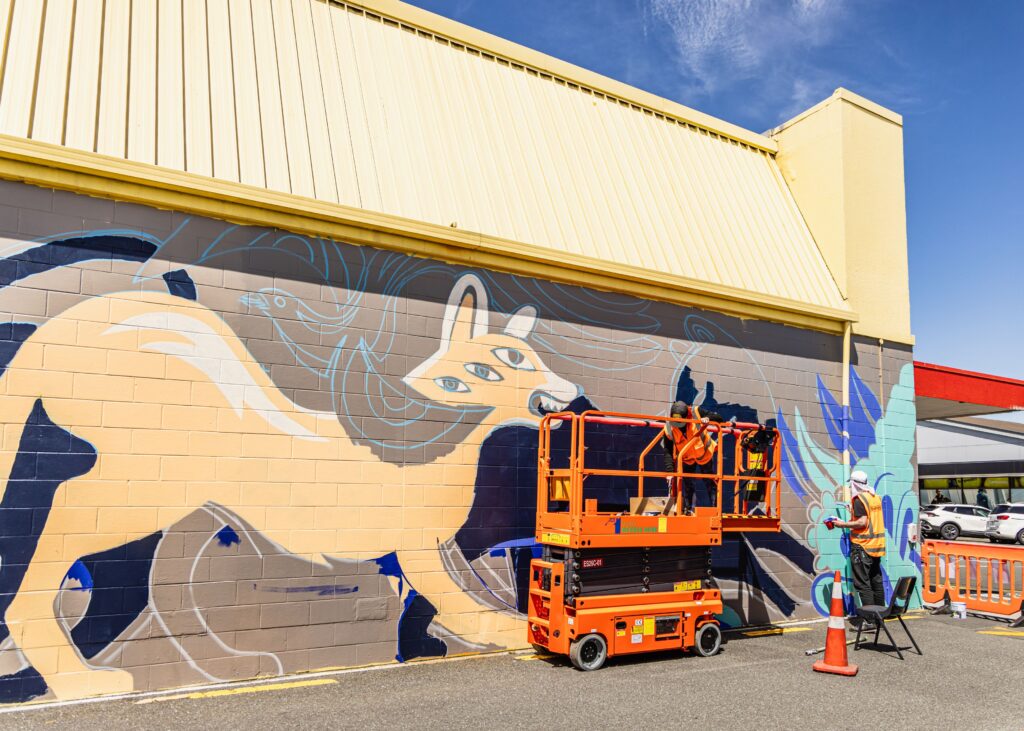 2025 Graffiato Murals (artists At Work) That Green Olive 7 Small