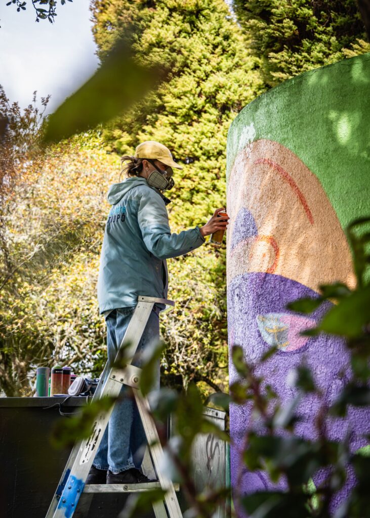 2025 Graffiato Murals (artists At Work) That Green Olive 78 Small