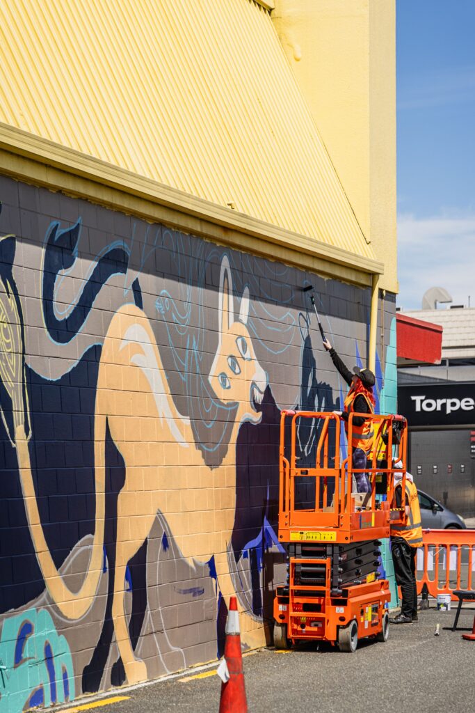 2025 Graffiato Murals (artists At Work) That Green Olive 9 Small