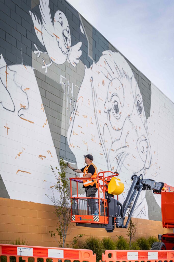 2025 Graffiato Murals (artists At Work) That Green Olive 46